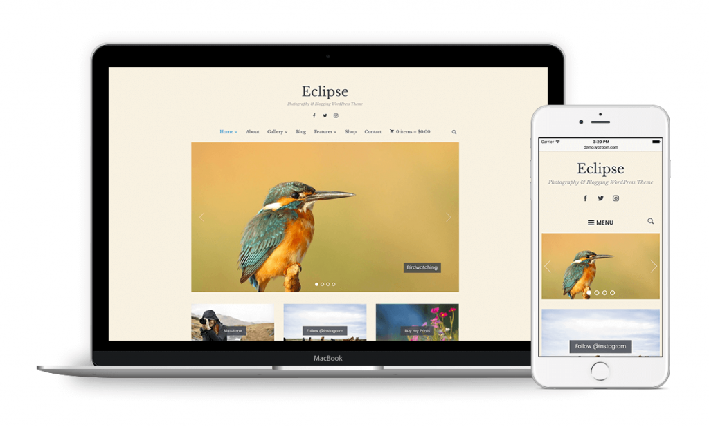 Eclipse - Photography WordPress Theme - WPZOOM