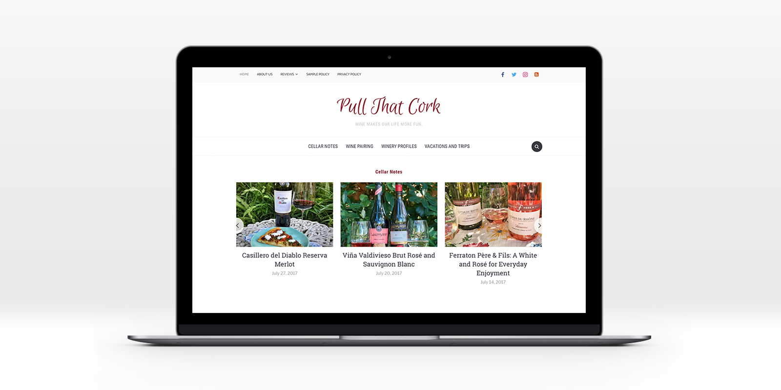 Wine Blog Success