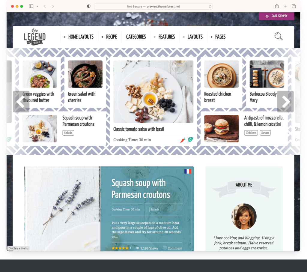 12 Best WordPress Recipe Themes in 2024 22 Neptune theme for food websites