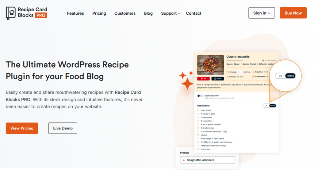 Recipe Card Blocks Pro