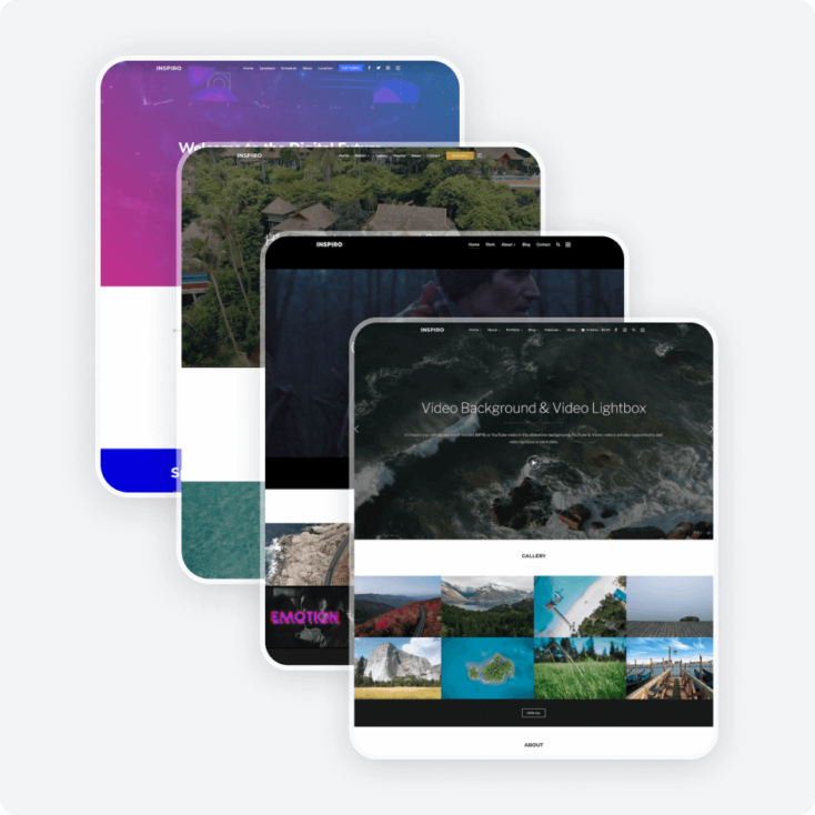 Inspiro Premium: WordPress Portfolio Theme