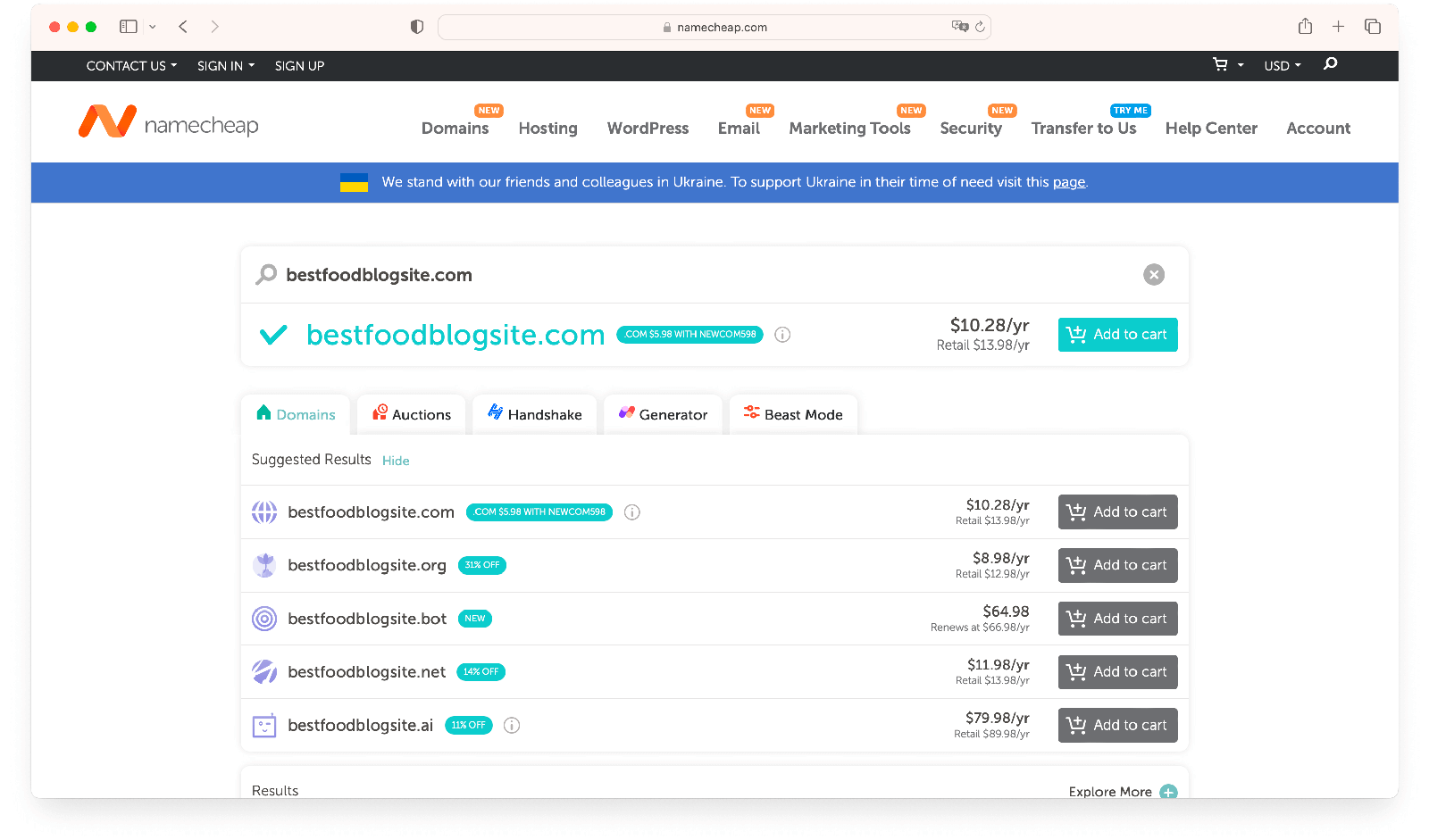 Register Your Domain