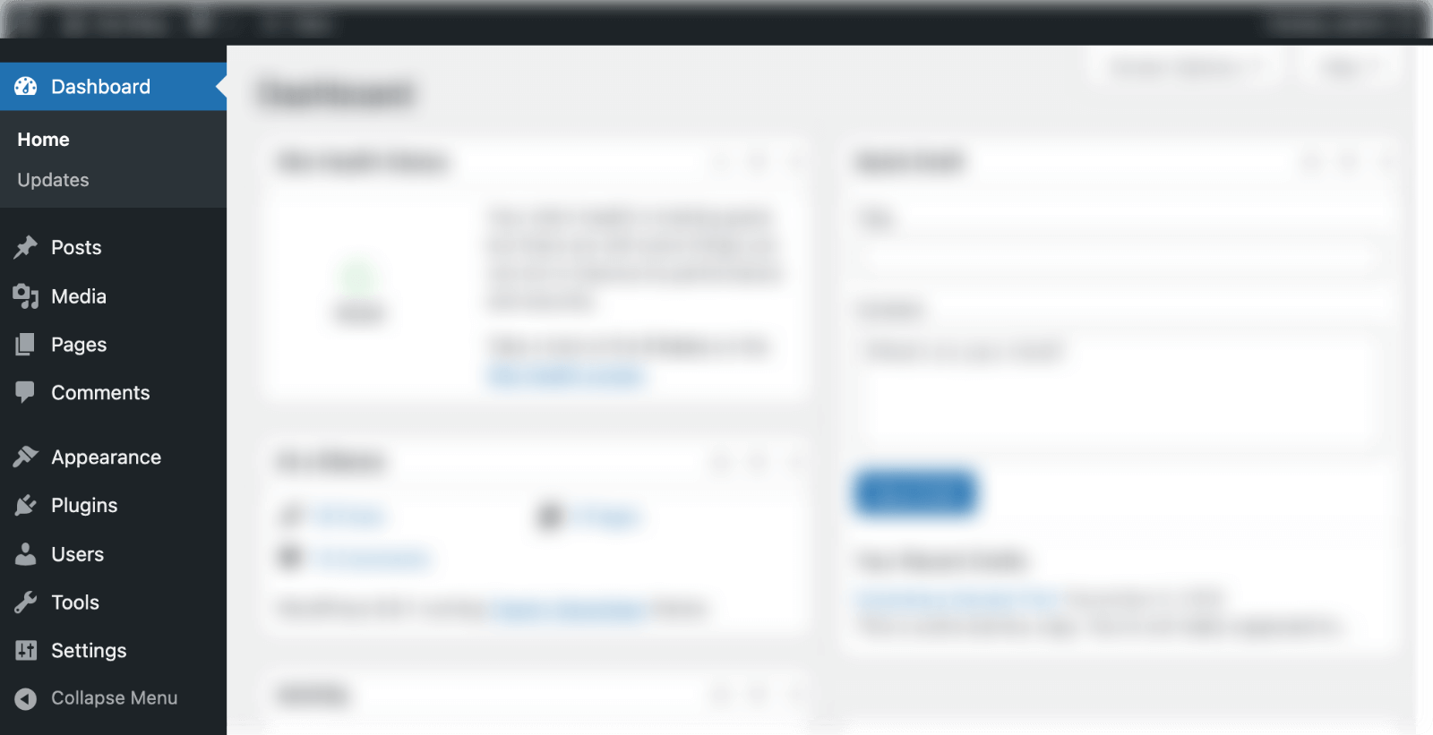 Admin Sidebar