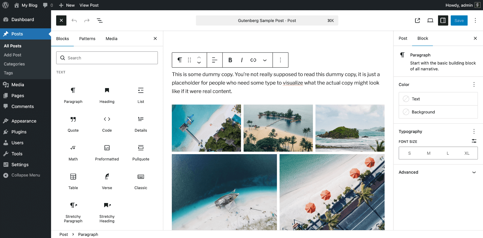 Block Editor
