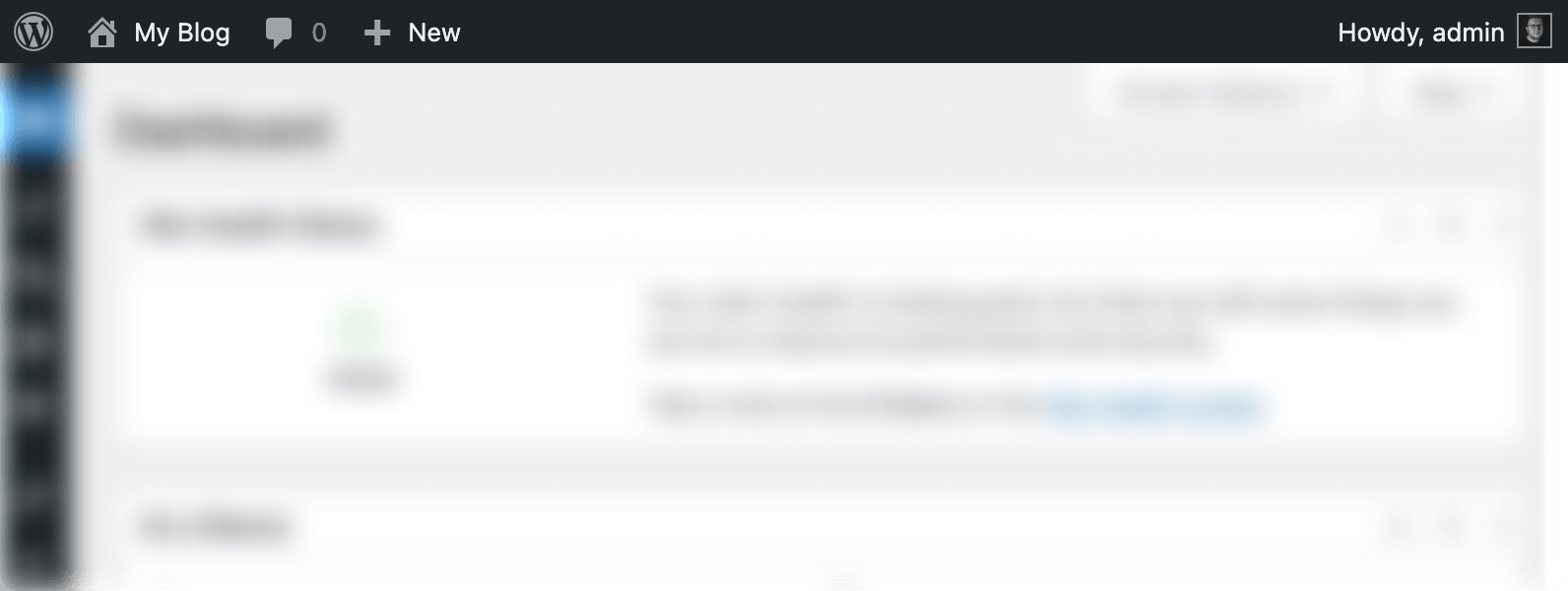 Admin Toolbar