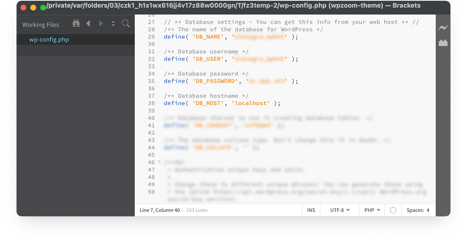 How to Reset Your WordPress Site Safely & Effectively 14 wp-config.php database credentials