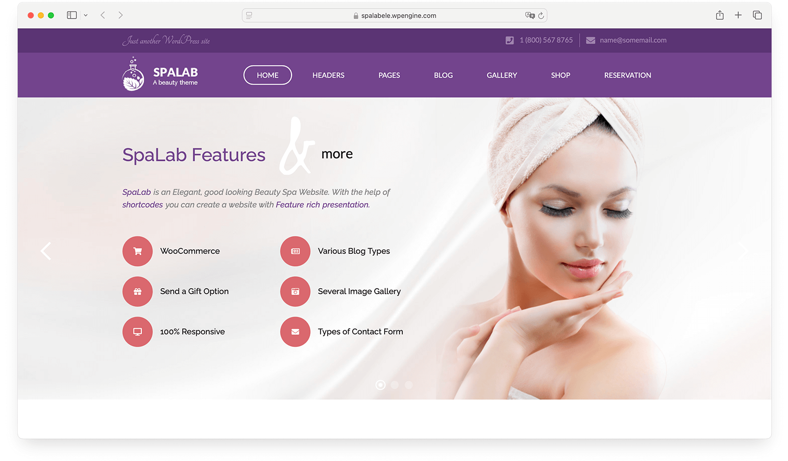 Spa Lab theme