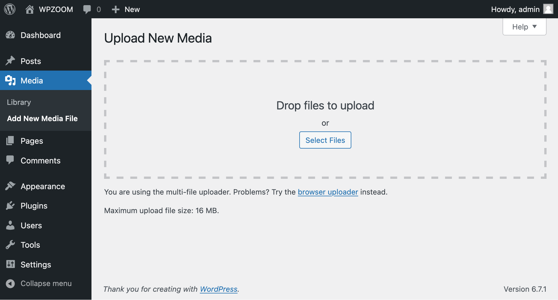 How to Increase the Maximum File Upload Size in WordPress - WPZOOM