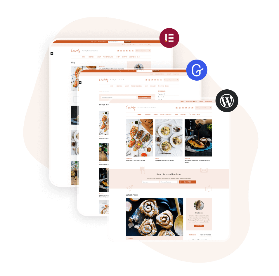Cookely ready to import starter sites