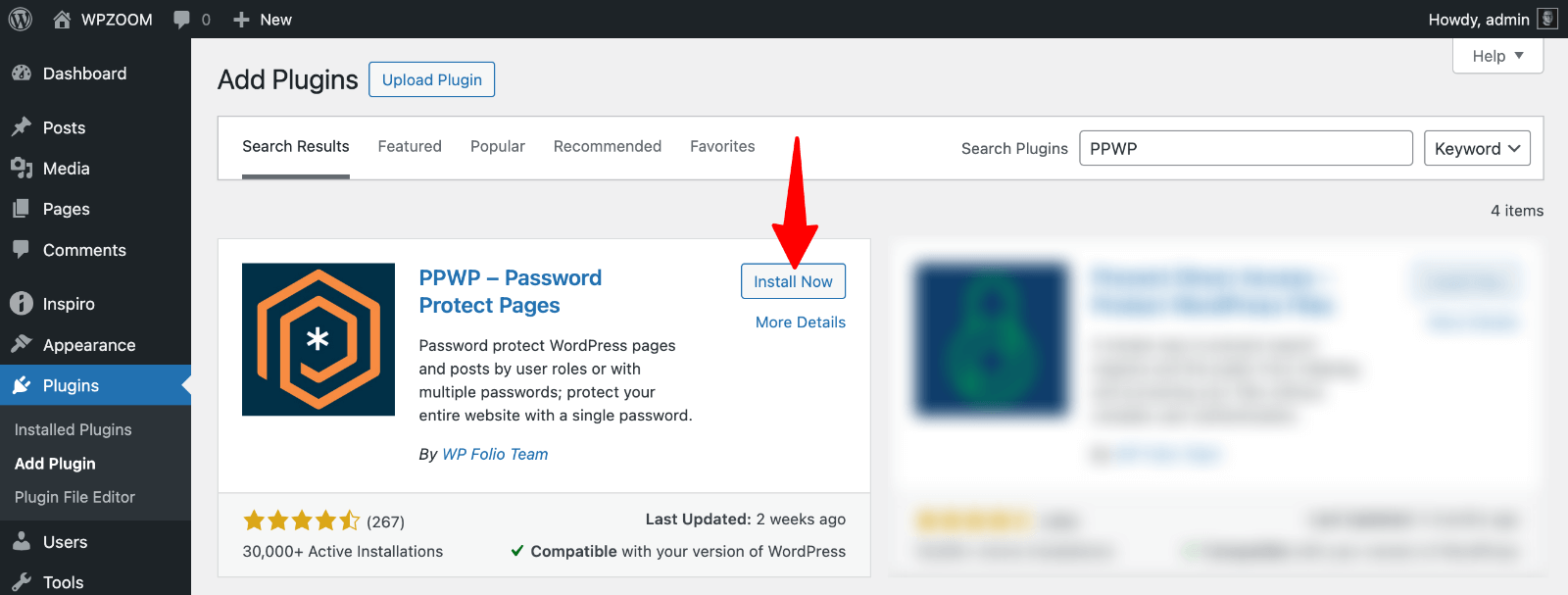 PPWP plugin