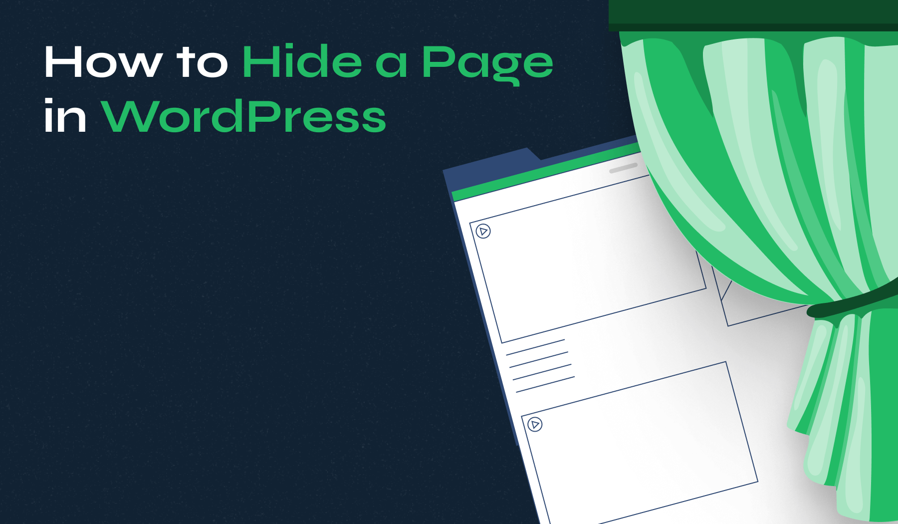 How to Hide a Page in WordPress