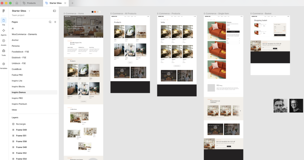 Starter Sites on Figma