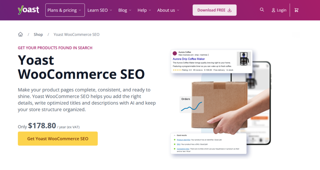 WooCommerce SEO: A Complete Guide for Online Stores 9 Yoast SEO plugin for WooCommerce