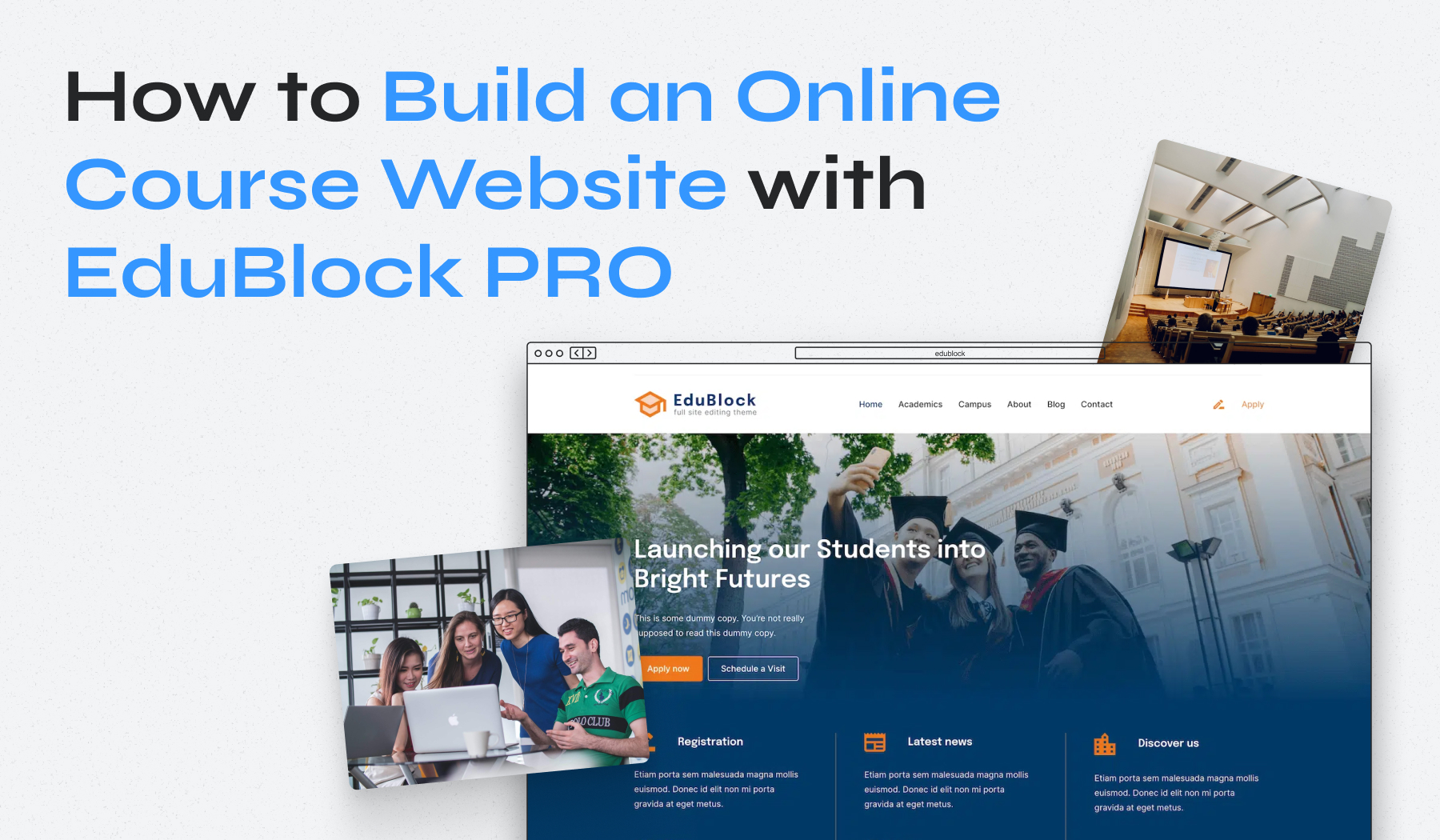 How to Build an Online Course Website With EduBlock PRO